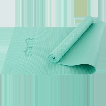 Коврик для йоги и фитнеса StarFit Core FM-101 мятный 173 см 4 мм 859₽