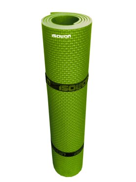 Коврик спортивный для фитнеса зарядки и гимнастики Isolon Sport 5 180х60 см лайм 479₽