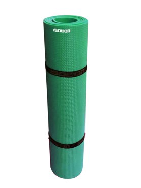 Коврик спортивный для фитнеса зарядки и гимнастики Isolon Sport 5 180х60 см зеленый 478₽