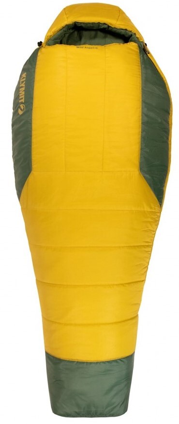 Спальный мешок Klymit Wild Aspen Large желто-зеленый левый 22870₽