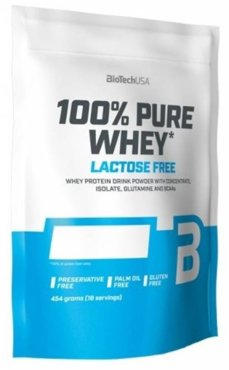 Протеин BioTech 100 Pure Whey Lactose Free 454 г chocolate 2049₽