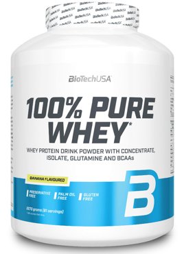 Протеин BioTechUSA 100 Pure Whey 2270 г банан 8943₽