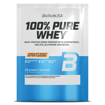 Протеин BioTechUSA 100 Pure Whey 28 г шоколад-арахисовое масло 235₽