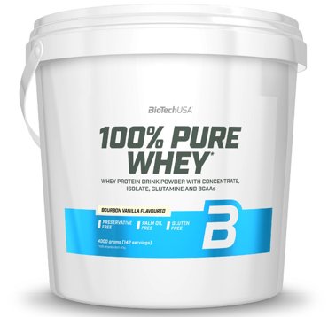 Протеин BioTechUSA 100 Pure Whey 4000 г бурбонская ваниль 14086₽