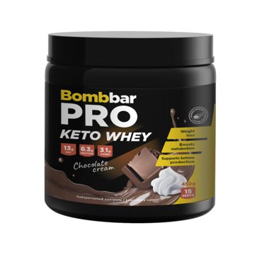 Протеин Bombbar PRO Keto Whey шоколад 450 г 1530₽