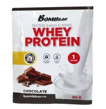 Протеин Bombbar Whey Protein 30 г chocolate 166₽