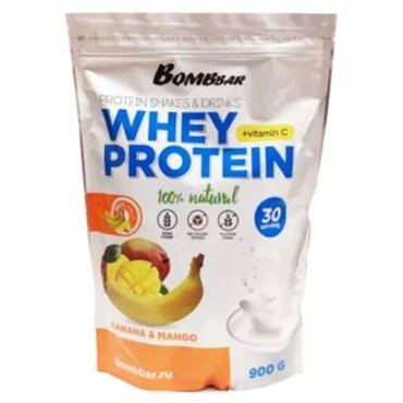 Протеин Bombbar Whey Protein 900 г banana mango 2179₽