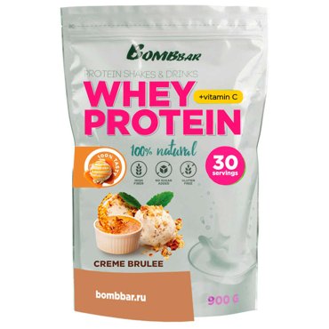 Протеин Bombbar Whey Protein 900 г creme brulee 2179₽