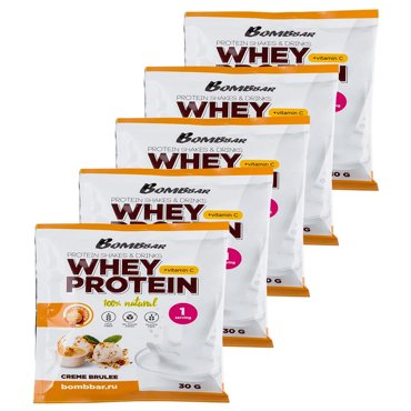 Протеин порционный протеиновый коктейль Whey Protein 40шт по 30г крем-брюле 4620₽