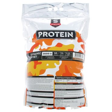 Протеин SportLine Dynamic Whey Protein 85 Двойной школад спортивное питание 3000 г 8811₽