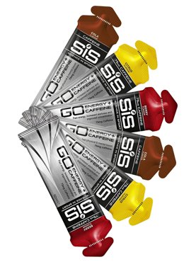 Гель изотонический углеводный с кофеином 75мг go energy SiS ассорти 6шт 1953₽