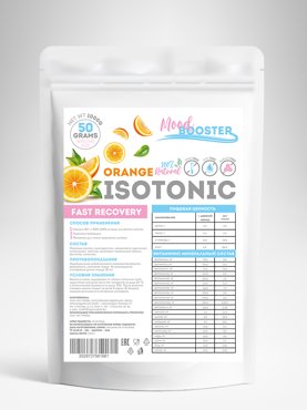 Изотоник MoodBooster со вкусом Апельсин 1000г 387₽