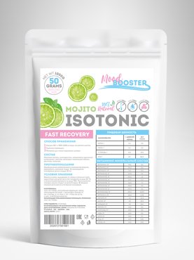 Изотоник MoodBooster со вкусом Мохито 1000г 387₽