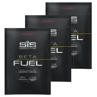 Напиток высокоуглеводный с электролитами в порошке SiS Beta Fuel 3х82г Красные ягоды 1534₽