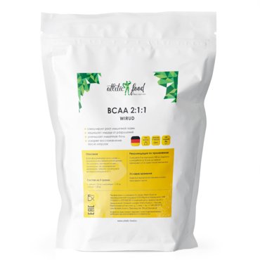 Atletic Food Wirud 211 BCAA 500 г без вкуса 944₽