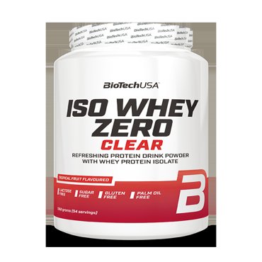 Изолят сывороточного протеина BioTechUSA Iso Whey Zero Clear 1362 г тропические фрукты 5236₽