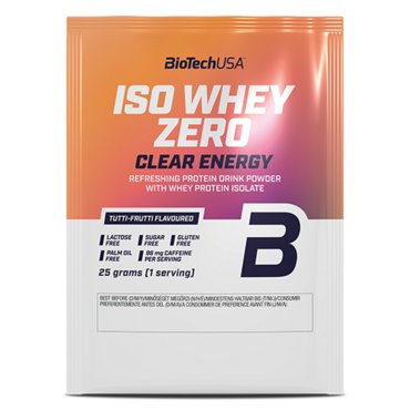Изолят сывороточного протеина BioTechUSA Iso Whey Zero Clear Energy 25 г тутти-фрутти 219₽