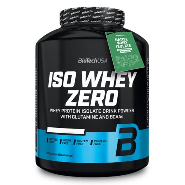 Изолят сывороточного протеина BioTechUSA Iso Whey Zero порошок 2270 г Малина 9352₽