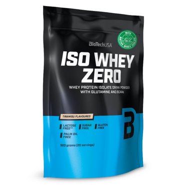 Изолят сывороточного протеина BioTechUSA Iso Whey Zero порошок 500 г Тирамису 5288₽