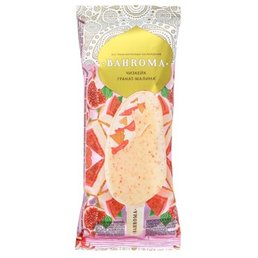 Мороженое сливочное Bahroma Чизкейк гранат-малина 75 г 100₽