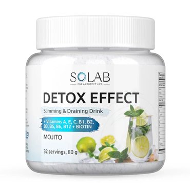 Фитококтейль SOLAB Detox с экстрактом лимонника мохито лимон-лайм 32 порции 299₽