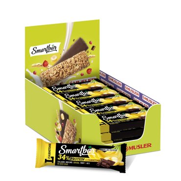 Батончик протеиновый Smartbar Protein L-carnitine Банан-шоколад с L-карнитином 25шт 40г 1899₽