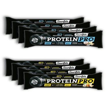 Батончик протеиновый SmartBar Protein PRO Ассорти 8 шт х 35 г Кокосовый Грушевый 399₽
