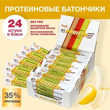 Батончик Виталад Protein 24 40 г 24 шт с бананом 890₽