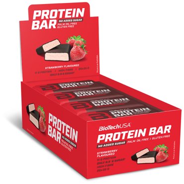 Протеиновый батончик BioTechUSA Protein Bar 1670 г клубника 3101₽