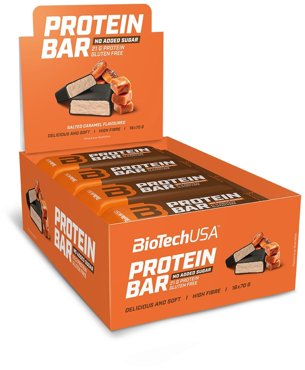 Протеиновый батончик BioTechUSA Protein Bar 1670 г соленая карамель 3101₽