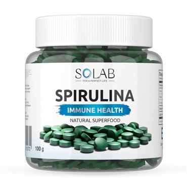 Спирулина SOLAB Spirulina PREMIUM прессованная в таблетках 100гр 369₽