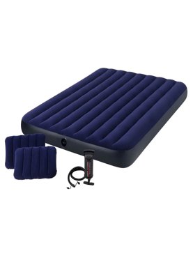 Надувная подушка 2 подушки с насосом 203x152x22 см 4500₽