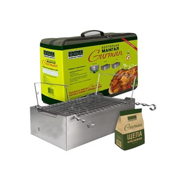 Коптильня мангал Camping World Gurman 138208 38x28x185 см 6153₽