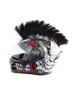 Ирокез на шлем волосяной 31 см высота 10 см толщина 4 см 2beMan MOTO-HW-001 1740₽