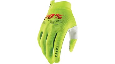 Мотоперчатки подростковые 100 ITrack Youth Glove Fluo Yellow S 2022 10009-00004 2450₽