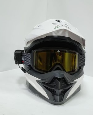 Очки снегоходные с магнитной линзой и подогревом AiM PRO 190-100 Accu Heated Goggles Bla 21000₽