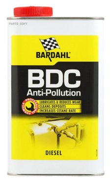 Присадка для дизтоплива многофункциональная BARDAHL 1200 1 л 2844₽