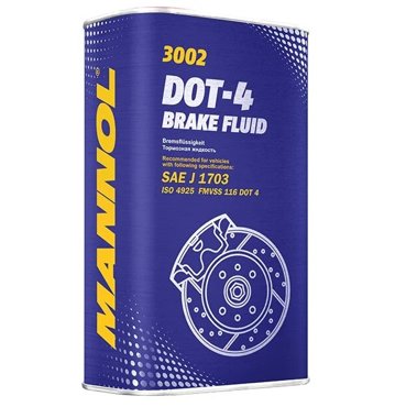 3002 Mannol Dot-4 1 Л Тормозная Жидкость MANNOL арт 4036021889474 641₽