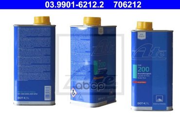 Тормозная жидкость АТЕ 3990162122 DOT-4 4590₽