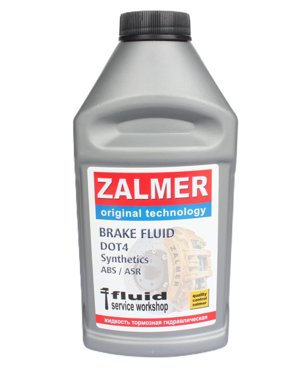 Жидкость тормозная ZALMER DOT4 455г 426₽