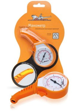 AIRLINE APRM05 МАНОМЕТР СТРЕЛОЧНЫЙ ПЛАСТИКОВЫЙ 5 АТМ APR-M-05 406₽