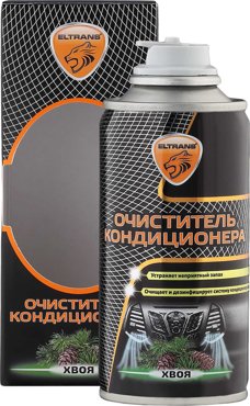 Очиститель автокондиционера eltrans el-030702 210мл хвоя аэрозоль 780₽