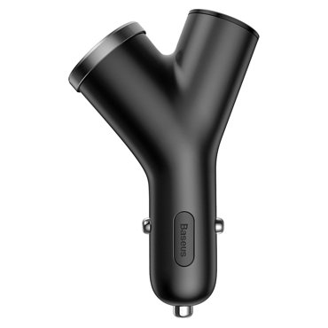 Автомобильная зарядное устройство Baseus Y type dual USB car charger черный CCALL-YX01 915₽