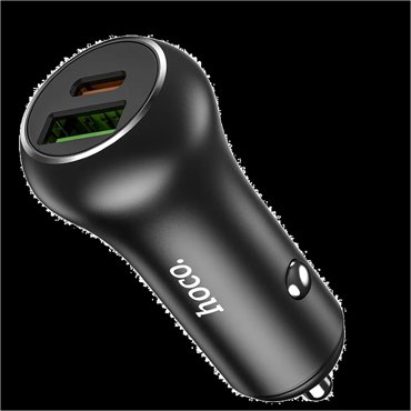 Автомобильное зарядное устройство HOCO Z38 Resolute 38W Черное 859₽