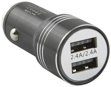 Автомобильное зарядное устройство Red Line Tech 2 USB модель AC-5 24А черный 350₽