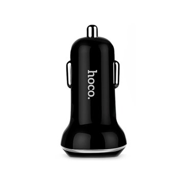 Автомобильный адаптер питания Hoco Z1 Black зарядка 21А 1299₽