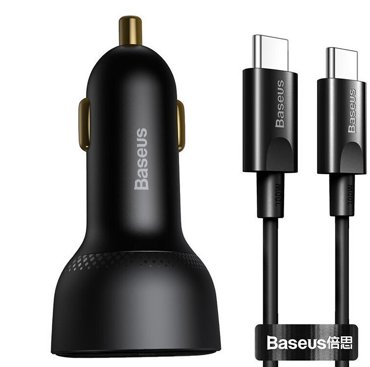 АЗУ BASEUS Superme Digital Display USBUSB-C Кабель Type-C-Type-C 5A черный 10201₽
