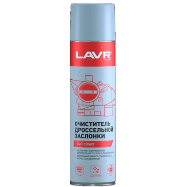 Очиститель дроссельной заслонки LAVR 400 мл Ln1493 - 2шт 412₽