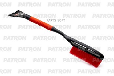 Щетка для снега 635 мм усиленная скребок 11 см 4-х рядная щетина 190 мм PATRON PAW635 624₽