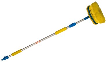 Щетка для мытья телескопическая 100-165 см под шланг Dollex WSH-3026 1780₽